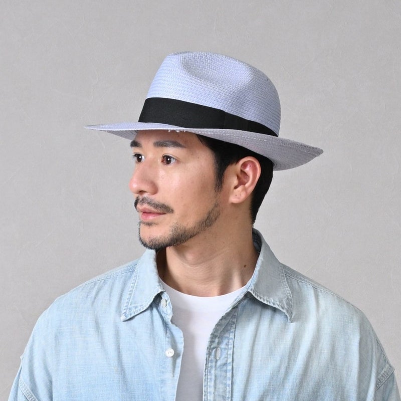 エロイ ベルナールのパナマハット PALETA NEU（パレッタ ノイ） スカイブルー