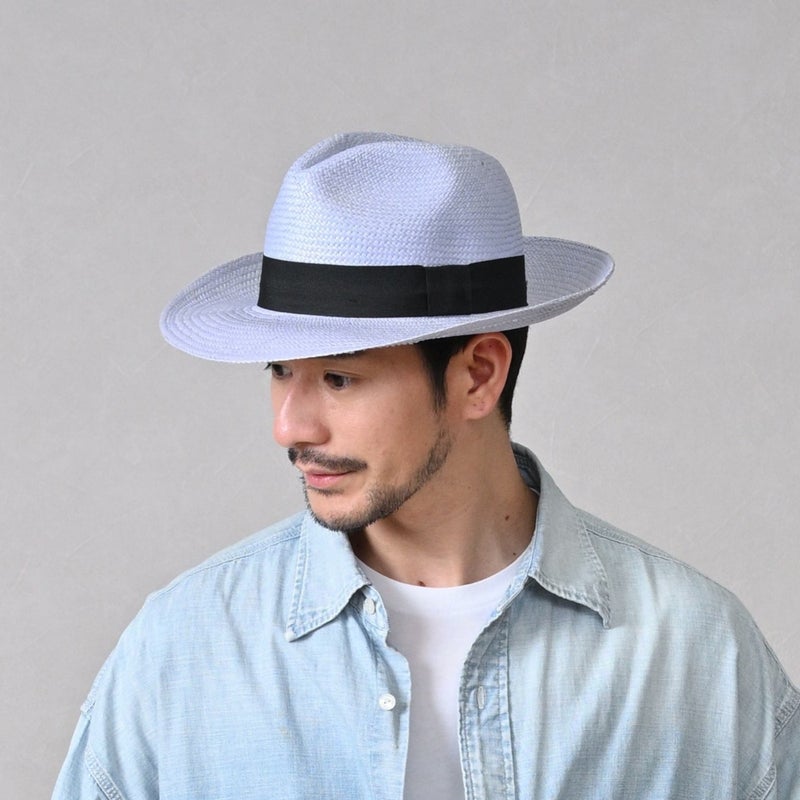 エロイ ベルナールのパナマハット PALETA NEU（パレッタ ノイ） スカイブルー
