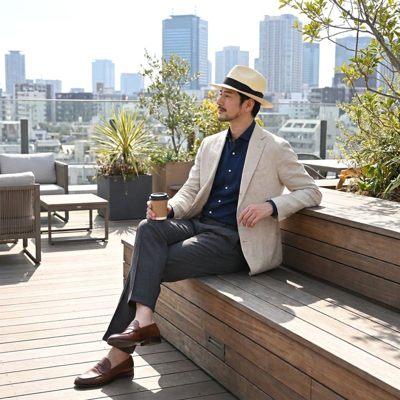 エロイ ベルナールのパナマハット Standard Panama Hat（スタンダード パナマハット） ナチュラル
