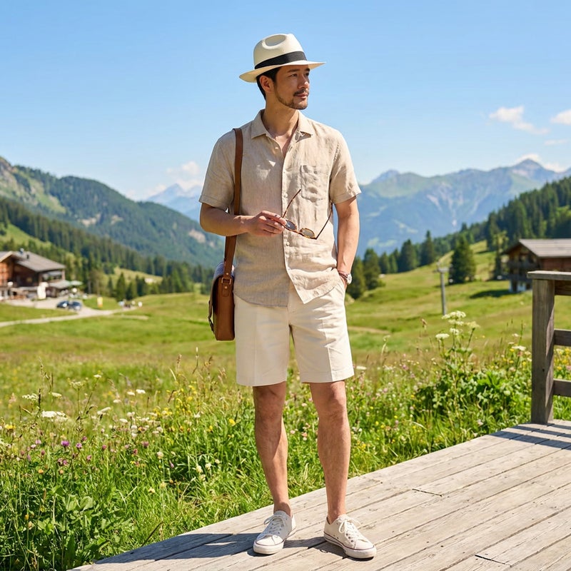 エロイ ベルナールのパナマハット Standard Panama Hat（スタンダード パナマハット） ホワイト