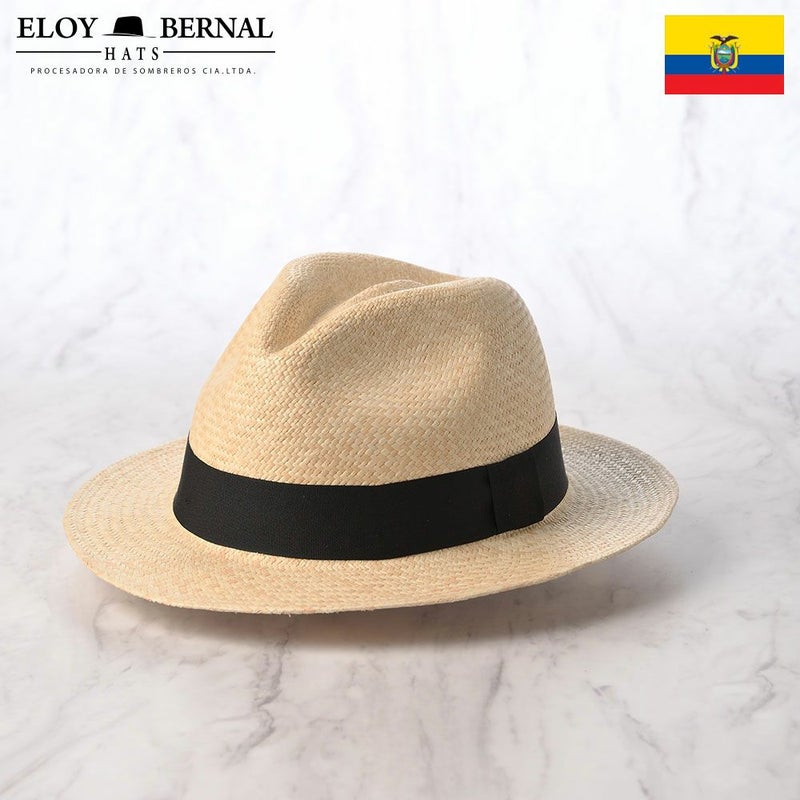 エロイ ベルナールのパナマハット Flat Panama Hat（フラット パナマハット） ナチュラル
