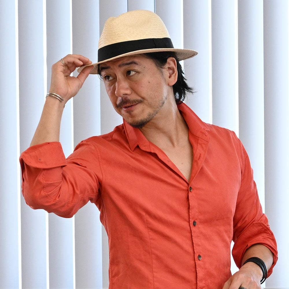 エロイベルナール パナマハット Flat Panama Hat（フラット パナマ