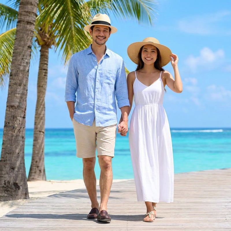 エロイ ベルナールのパナマハット Flat Panama Hat（フラット パナマハット） ナチュラル