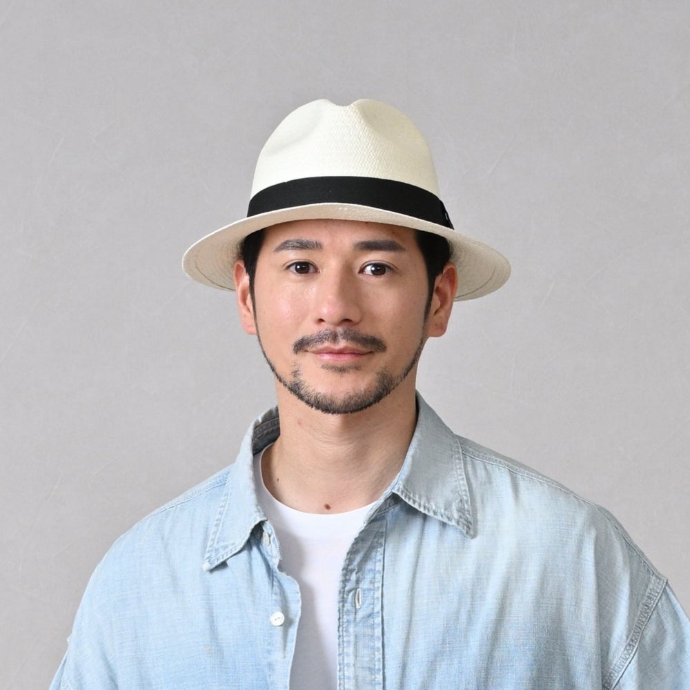 エロイベルナール パナマハット Flat Panama Hat（フラット パナマ