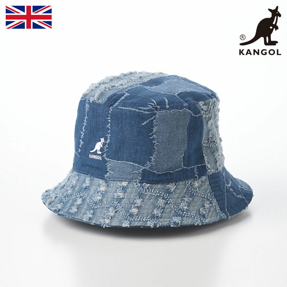 カンゴール バケットハット DENIM MASHUP BUCKET（デニム マッシュ