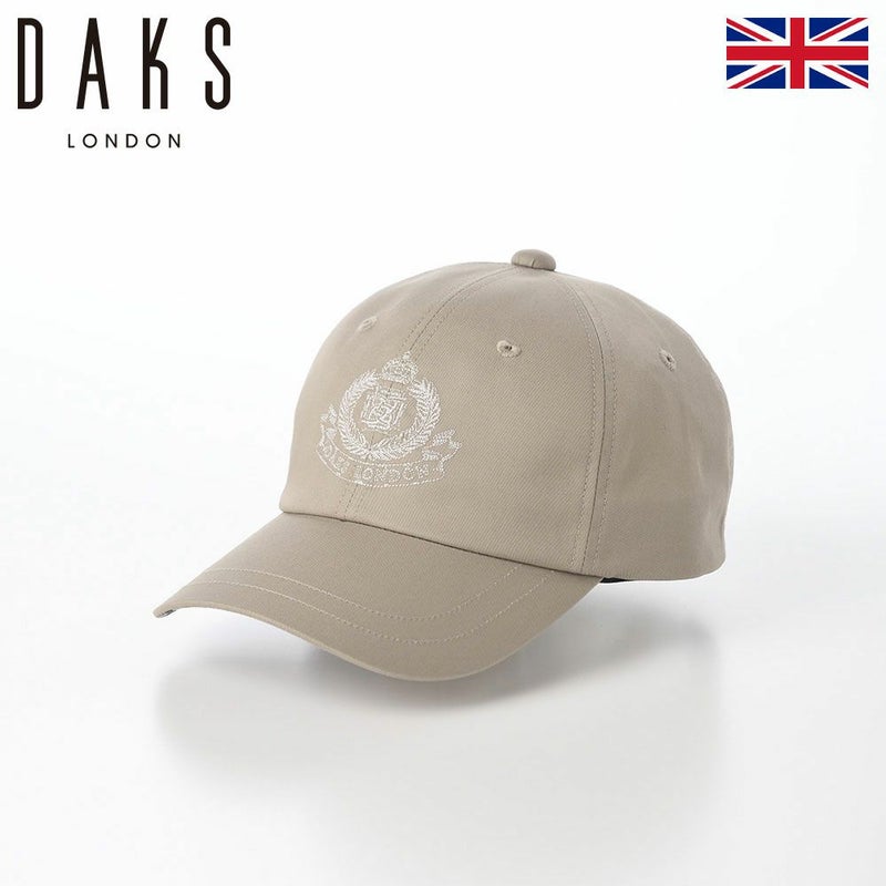 ダックスのキャップ Logo Cap Coat Cloth（ロゴキャップ コートクロス） D1818 ベージュ