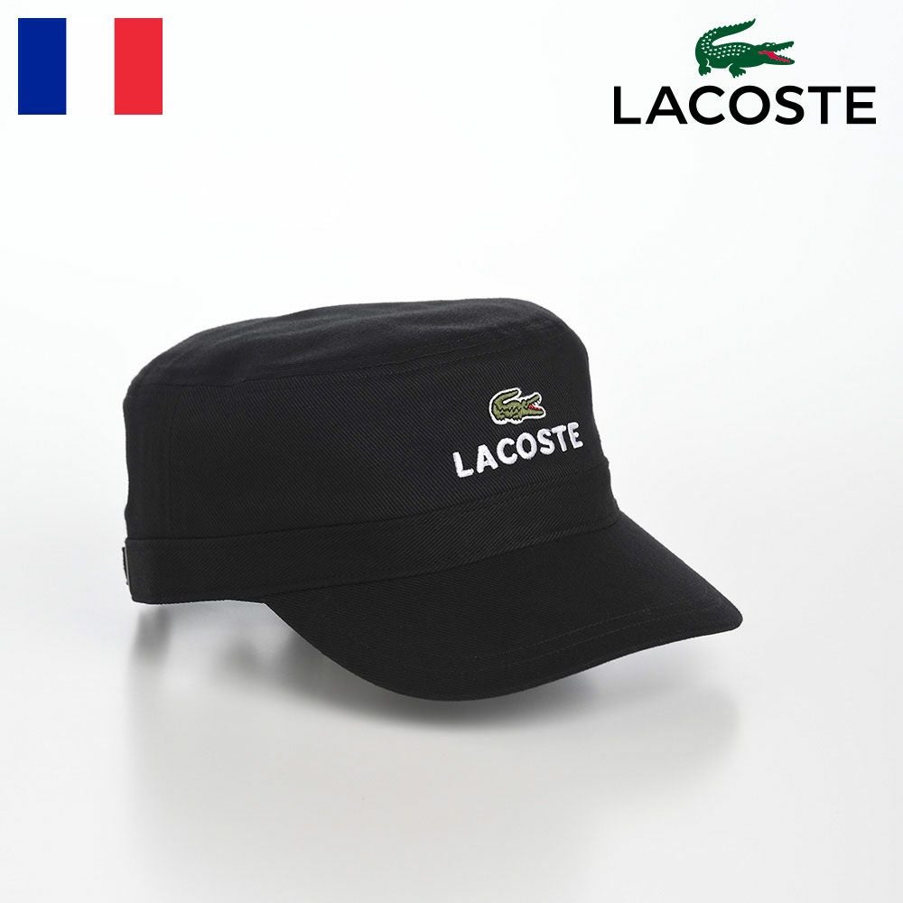 ラコステ ワークキャップ LOGO DE GAULLE CAP（ロゴ ドゴールキャップ