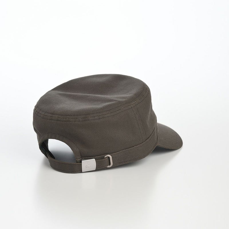 ラコステのワークキャップ LOGO DE GAULLE CAP（ロゴ ドゴールキャップ） L1308 カーキ