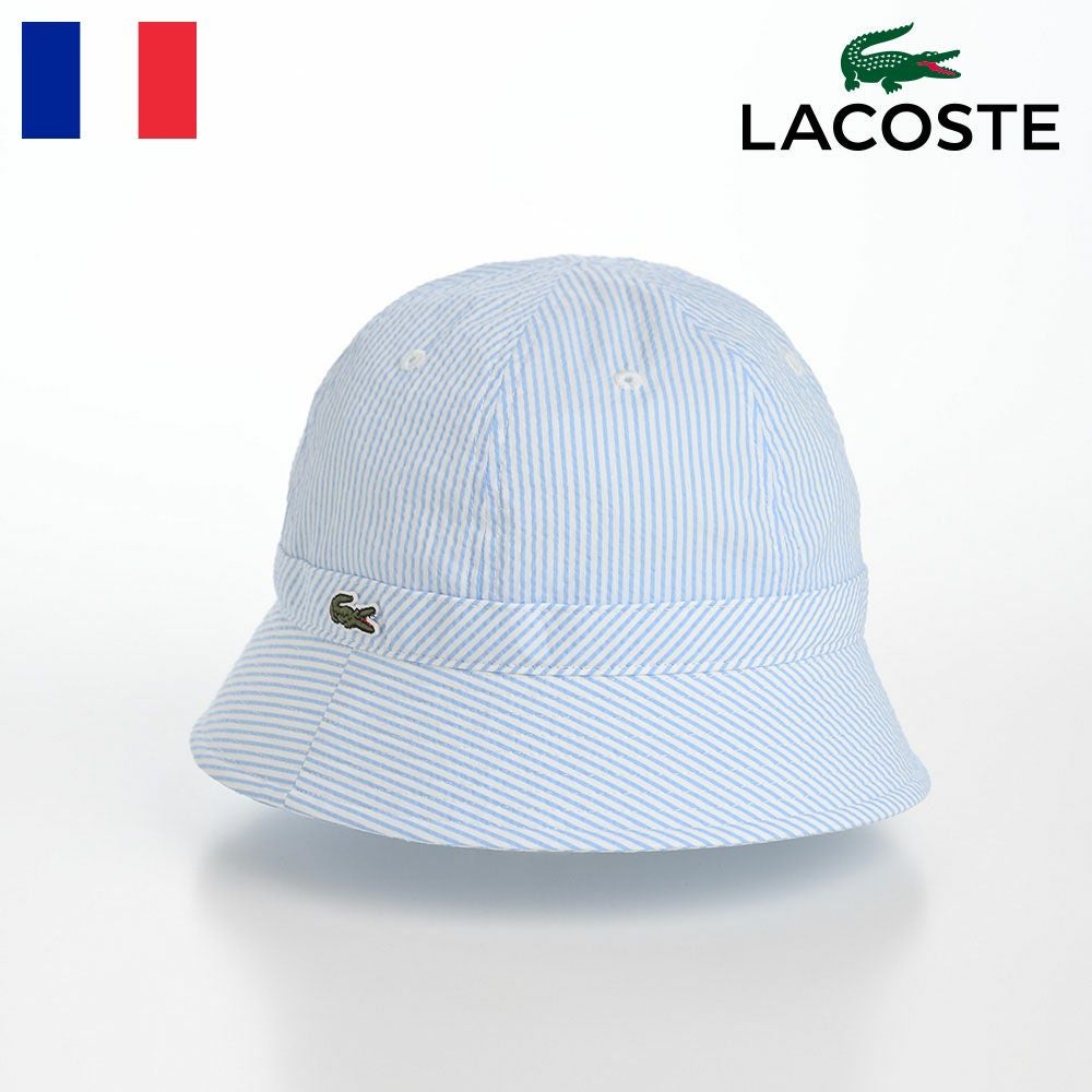 ラコステ メトロハット SEERSUCKER METRO HAT（シアーサッカー メトロ