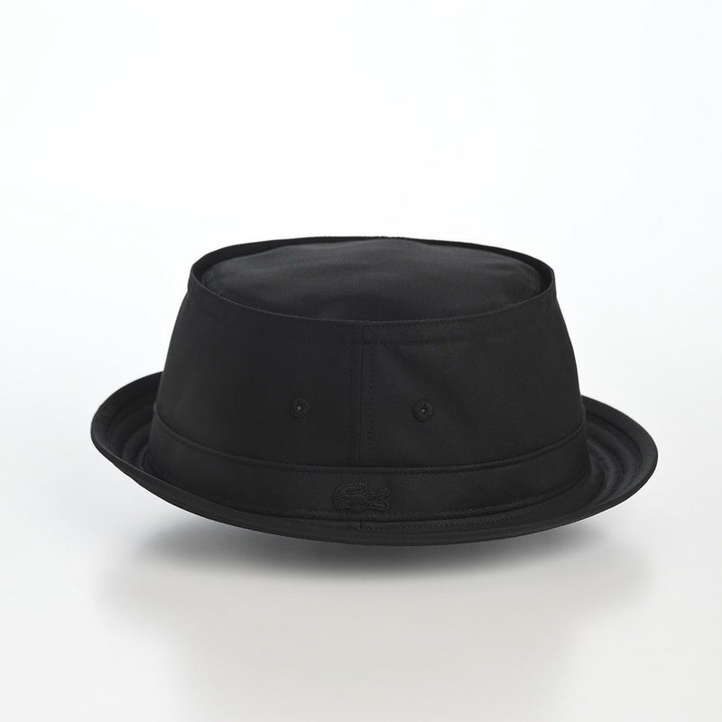 ラコステのポークパイハット TWILL PORKPIE HAT（ツイル ポークパイハット） L1314 ブラック