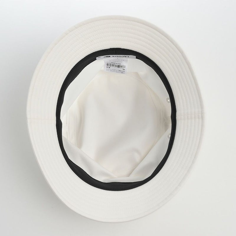 ラコステのバケットハット RENE BUCKET HAT（ルネ バケットハット） L7133 オフホワイト