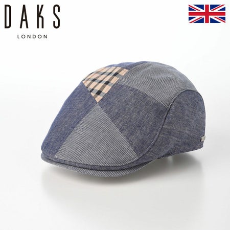 ダックスのハンチング Hunting Pattern Patchwork（ハンチング パターン パッチワーク） D1820 ネイビー