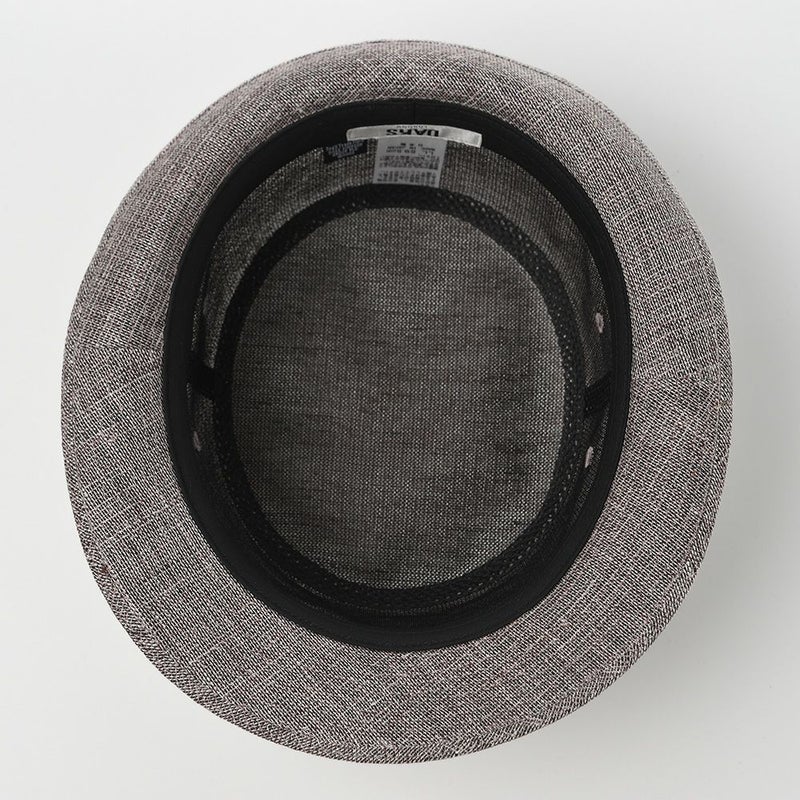 ダックスのアルペンハット Alpen Omi Linen（アルペン 近江リネン） D1829 チャコール