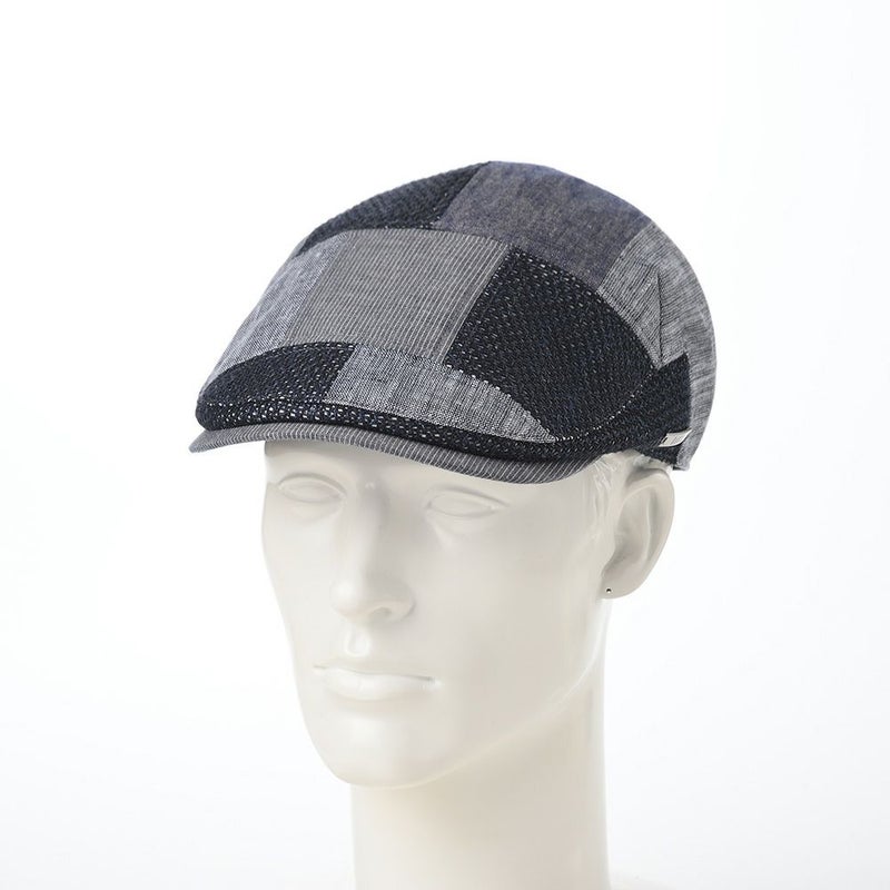ダックスのハンチング Hunting Patchwork（ハンチング パッチワーク） D1819 ネイビー