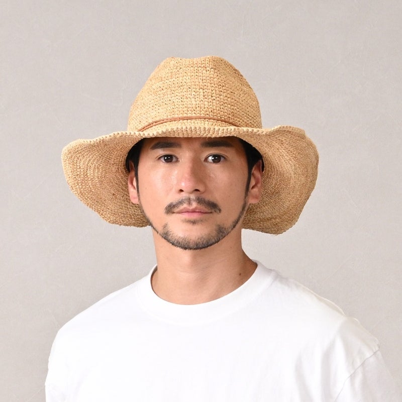 マローネのラフィアハット Raffia Spiaggia（ラフィア スピアッジャ） 83481 ナチュラル