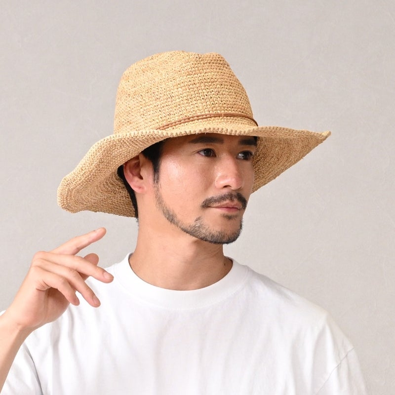 マローネのラフィアハット Raffia Spiaggia（ラフィア スピアッジャ） 83481 ナチュラル