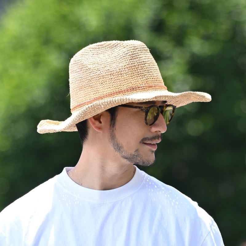 マローネのラフィアハット Raffia Spiaggia（ラフィア スピアッジャ） 83481 ナチュラル