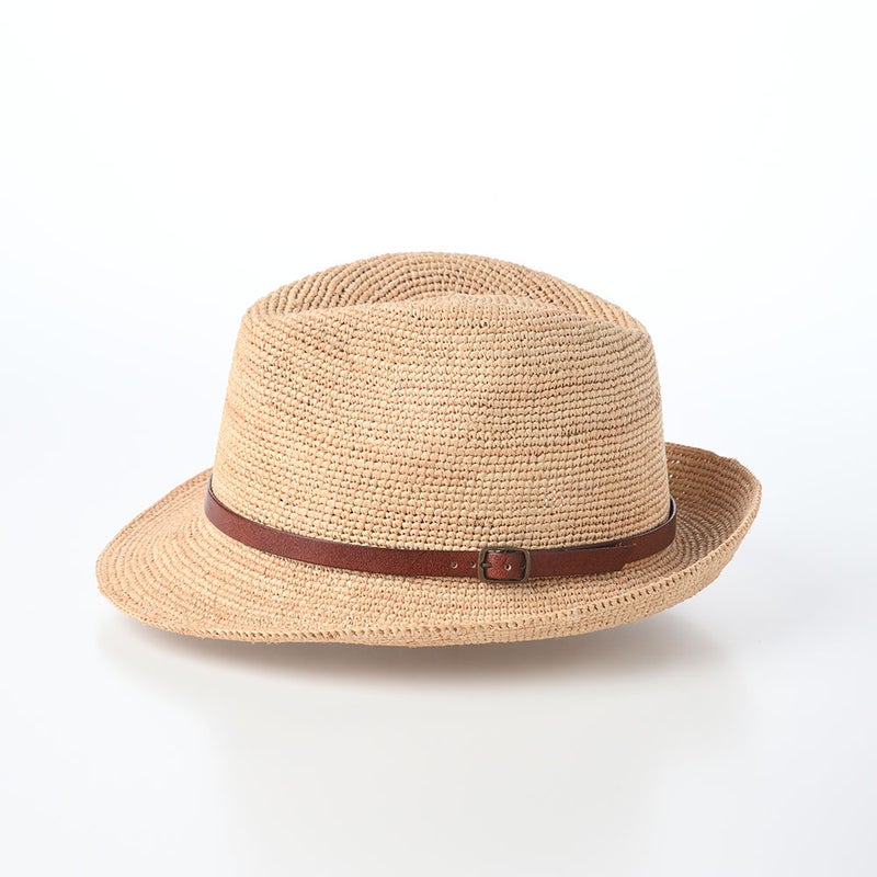 マローネのラフィアハット Rollable Raffia Hat（ローラブル ラフィアハット）  ブラウン