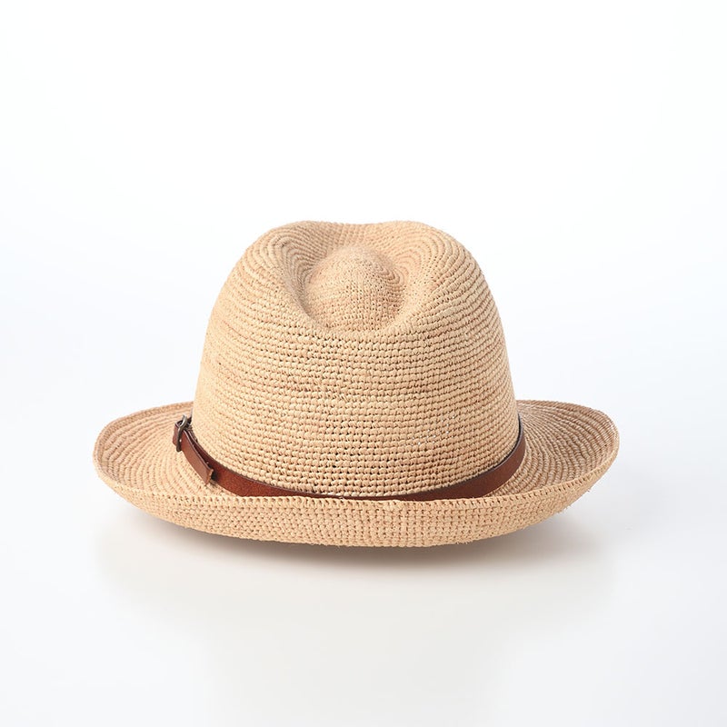 マローネのラフィアハット Rollable Raffia Hat（ローラブル ラフィアハット）  ブラウン