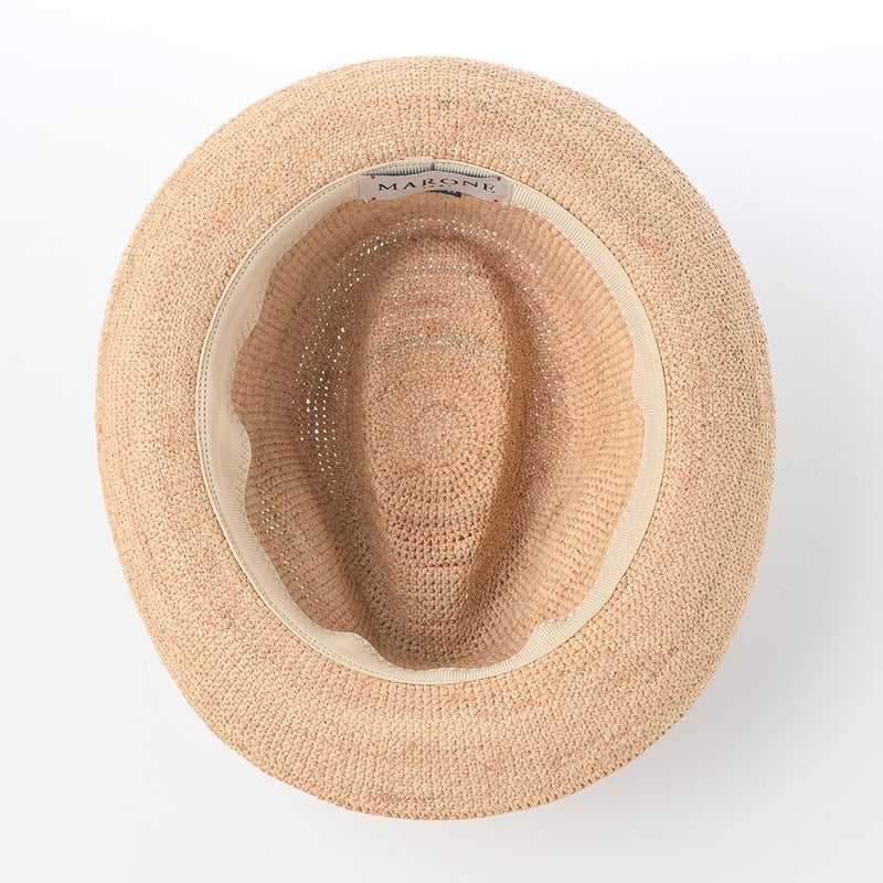 マローネのラフィアハット Rollable Raffia Hat（ローラブル ラフィアハット）  ネイビー