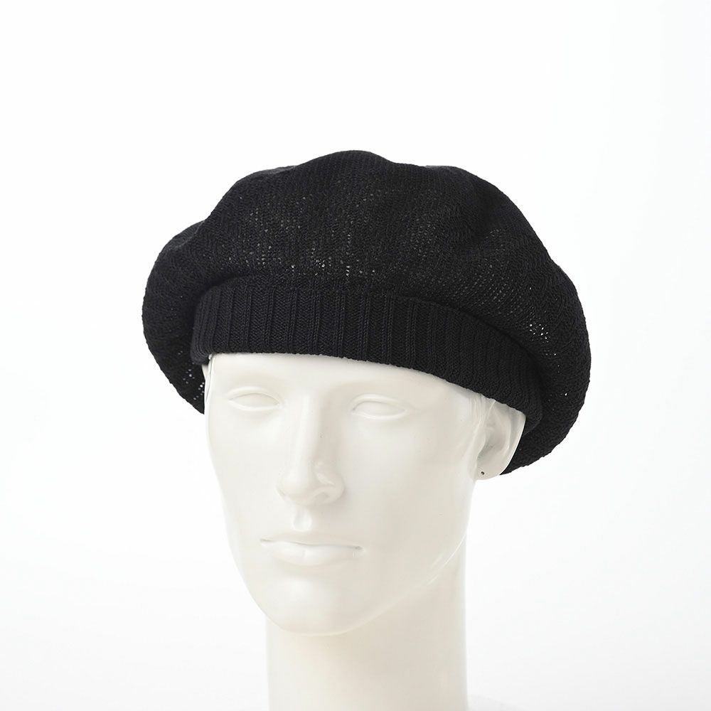 レッター ベレー帽 Rib Linen Beret Big（リブ リネン ベレー ビッグ
