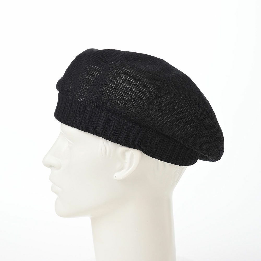 レッター ベレー帽 Rib Linen Beret Big（リブ リネン ベレー ビッグ