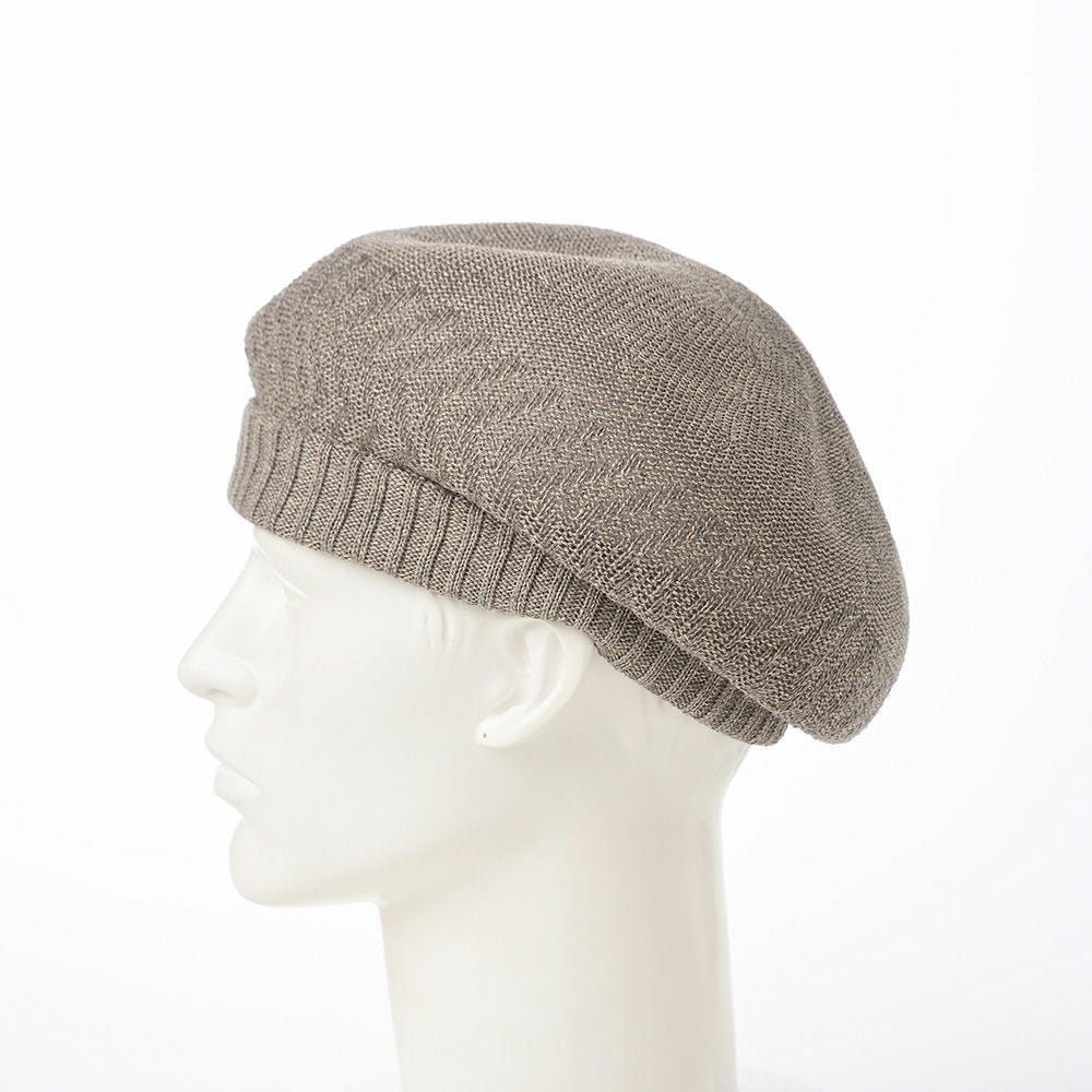 レッター ベレー帽 Rib Linen Beret Big（リブ リネン ベレー ビッグ