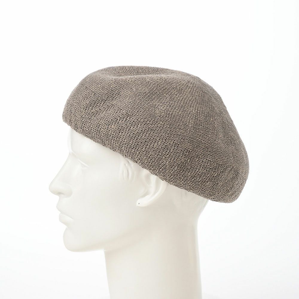 レッター ベレー帽 Rib Linen Beret Big（リブ リネン ベレー ビッグ