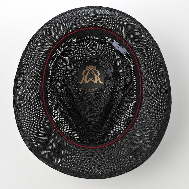レッターのストローハット Kenma Lace Classic（ケンマ レース クラシック） ブラック