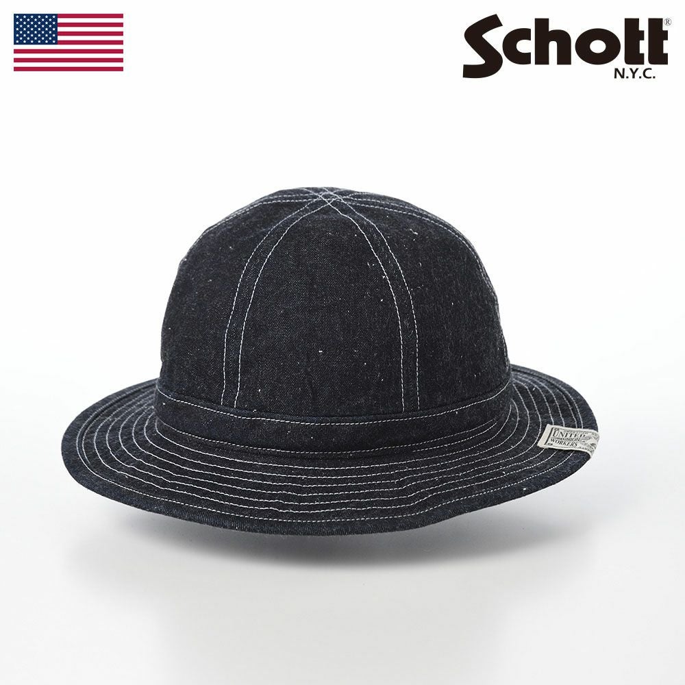 Schott ショット ワンスター レザーキャップ BK/日本製 Schott N.Y.C（ショット） Schott ONE STAR LEATHER CAP(ワンスター