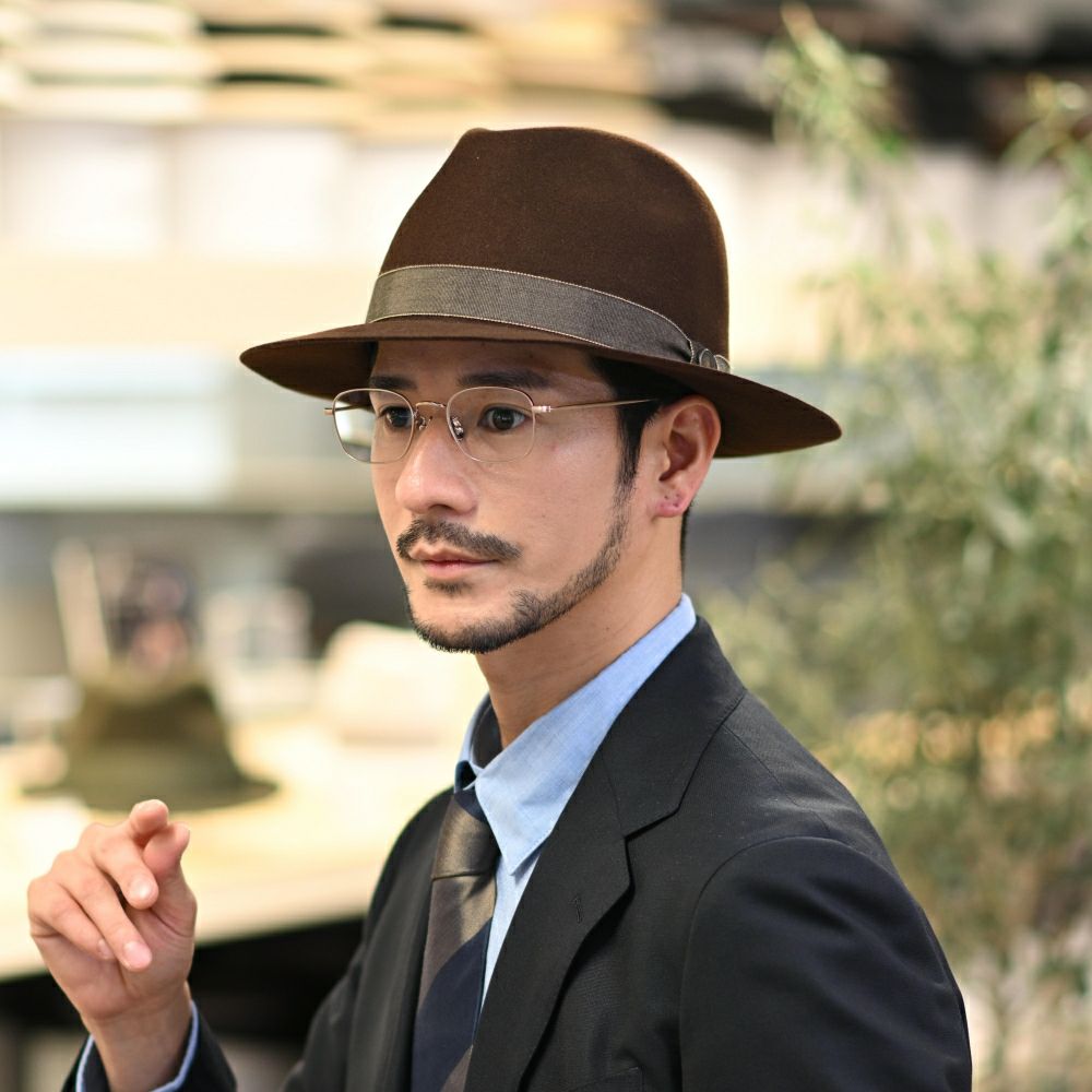 ガリュープラネット フェルトハット Mixfur Felt Hat（ミックスファー