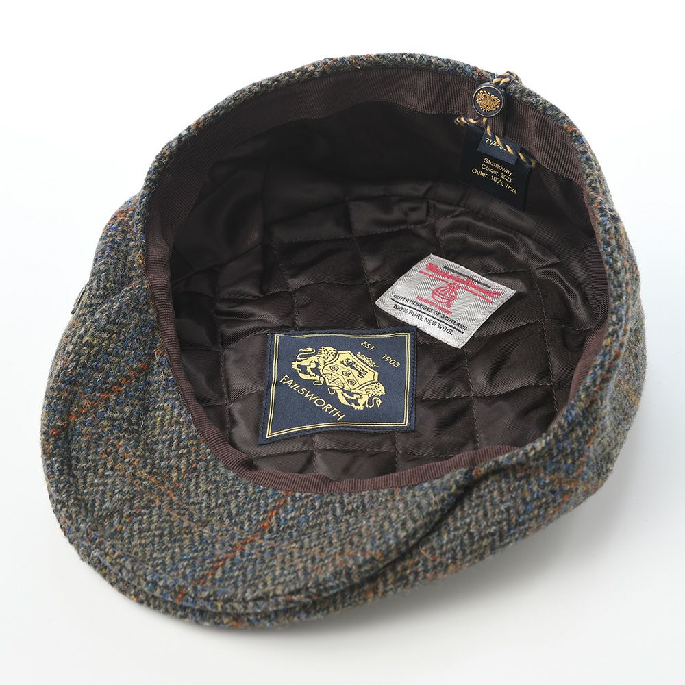 フェイルスワース ハンチング Harris Tweed Stornoway（ハリスツイード
