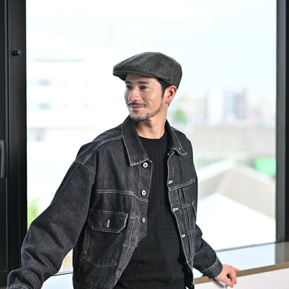 の*ぶ様 San Pellegrino×Harris Tweed ハリスツイード フェイルスワース ハンチング Harris Tweed Stornoway（ハリスツイード