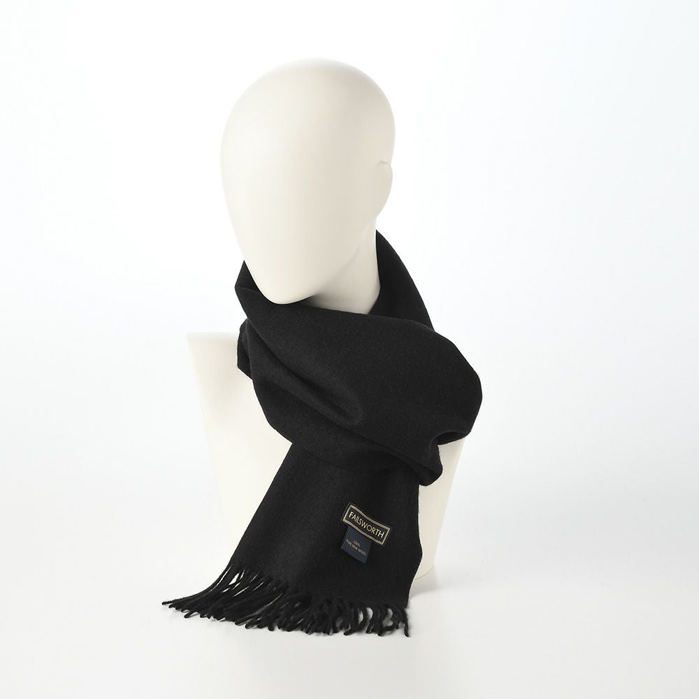 フェイルスワース マフラー Wool Scarf（ウール スカーフ） ブラック