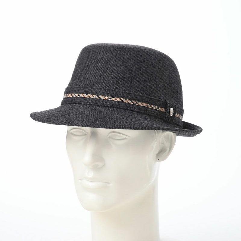 ダックスのアルペンハット Genova Alpen Tweed Twill（ジェノバアルペン ツイードツイル） D1936 チャコール