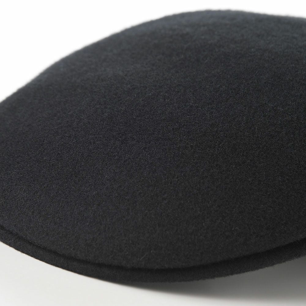 カンゴール ハンチング WOOL 504（ウール） ブラック | 帽子通販 時谷