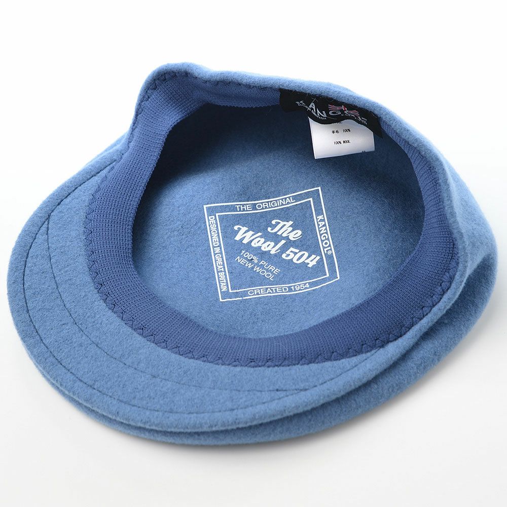 カンゴール ハンチング WOOL 504（ウール） デニムブルー | 帽子通販