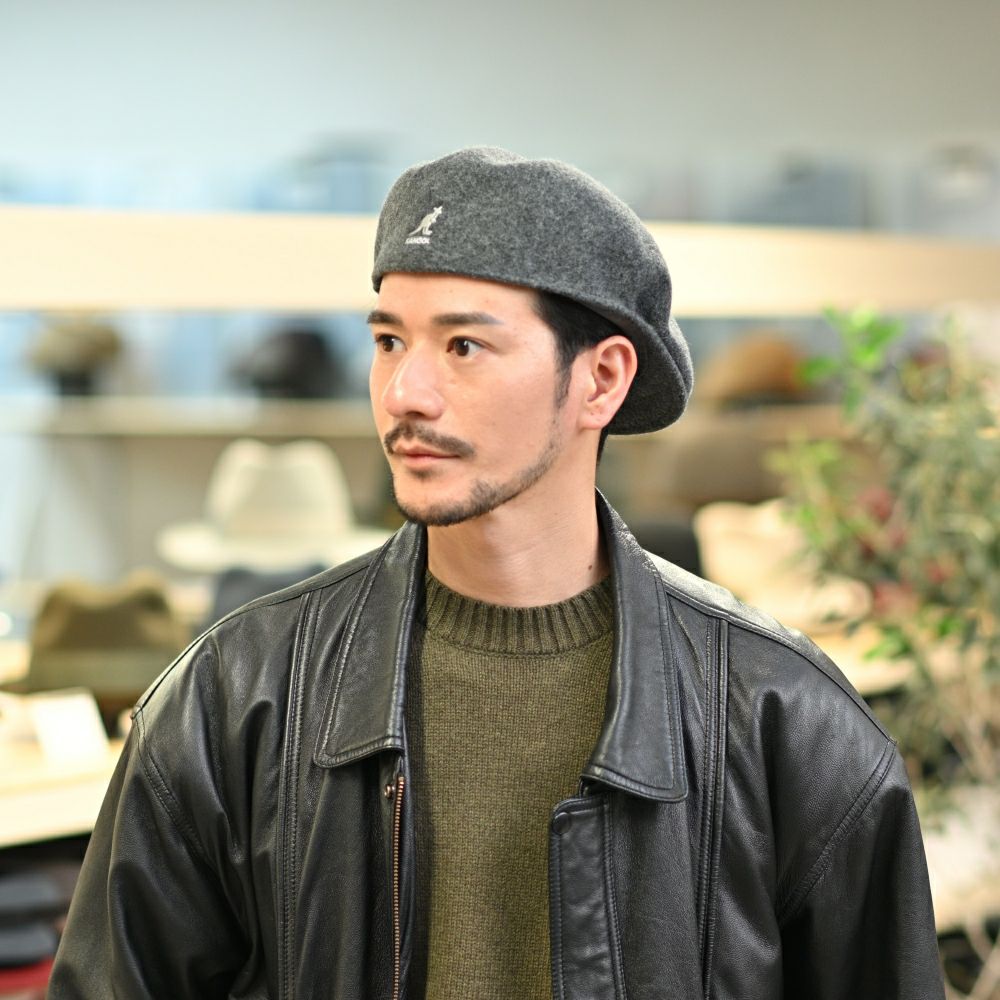 カンゴール ハンチング WOOL 504（ウール） ダークフランネル | 帽子