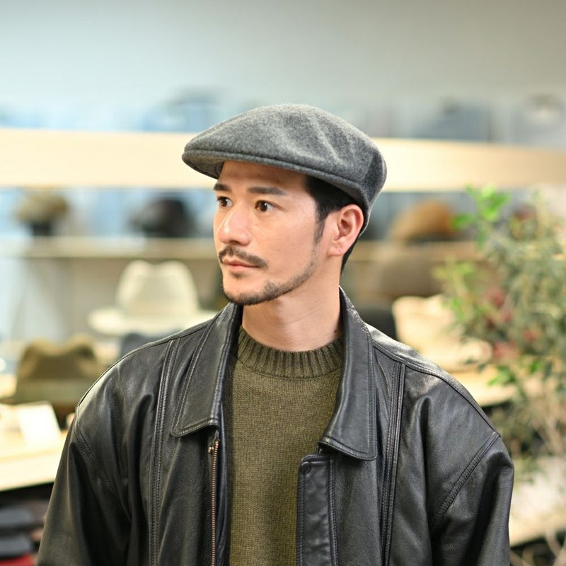 カンゴールのハンチング WOOL 504（ウール） ダークフランネル