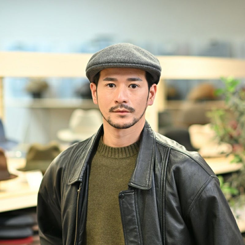 カンゴールのハンチング WOOL 504（ウール） ダークフランネル