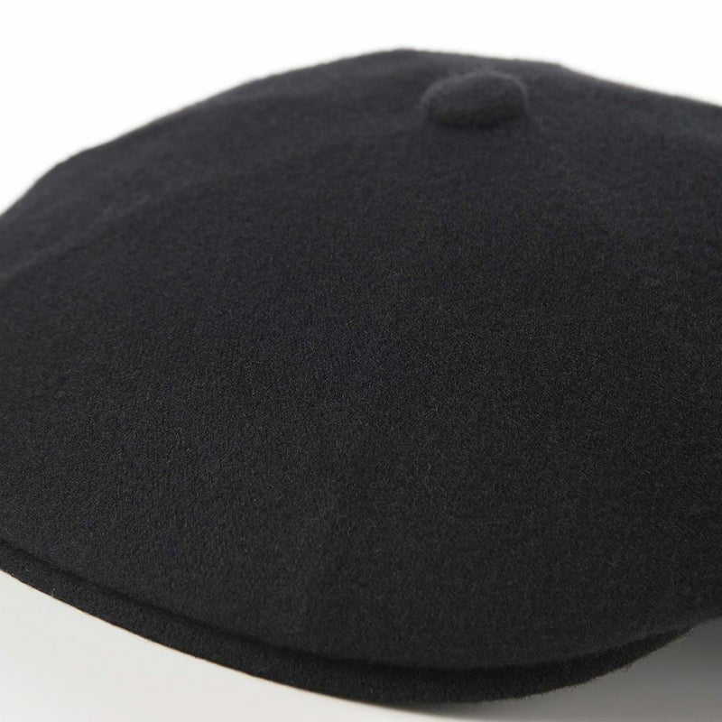 カンゴールのハンチング WOOL GALAXY（ウール ギャラクシー） ブラックホワイト