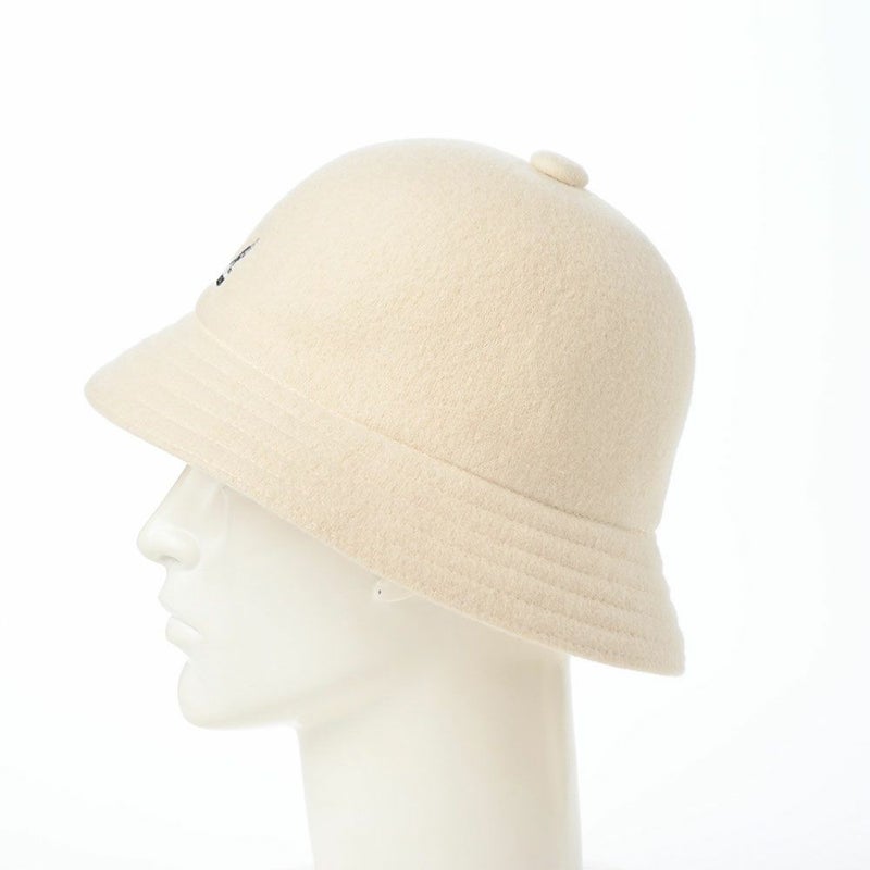 カンゴールのバケットハット WOOL CASUAL（ウール カジュアル） ホワイト