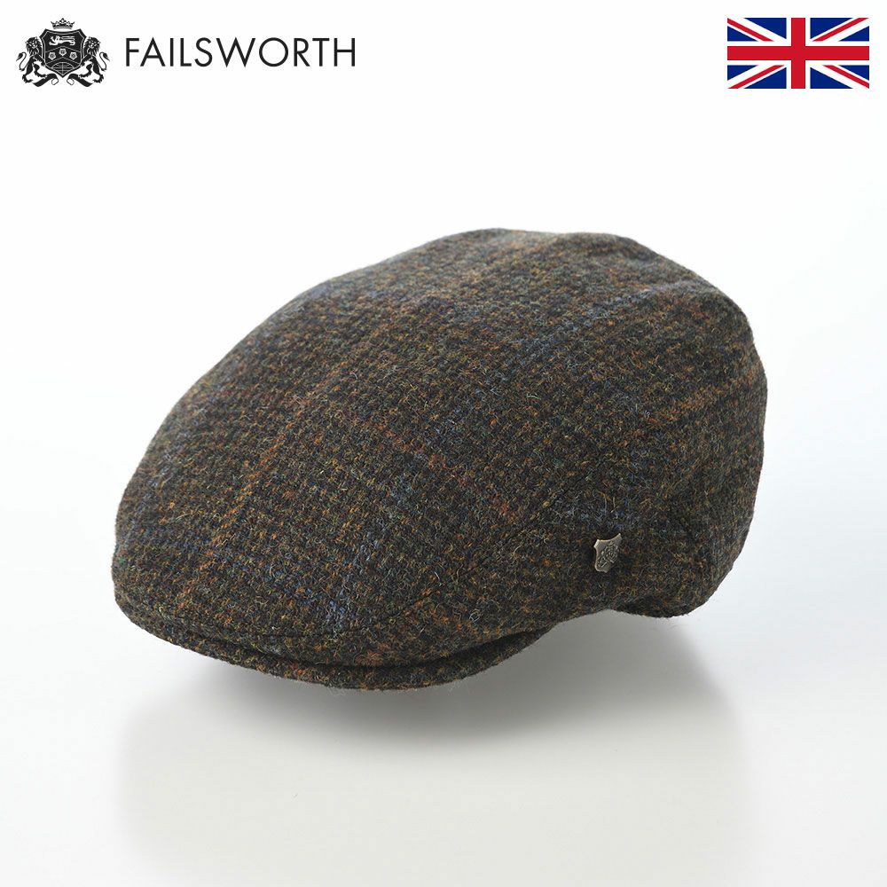 フェイルスワース ハンチング Harris Tweed Stornoway（ハリスツイード
