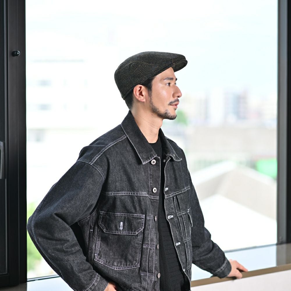 フェイルスワース ハンチング Harris Tweed Stornoway（ハリスツイード