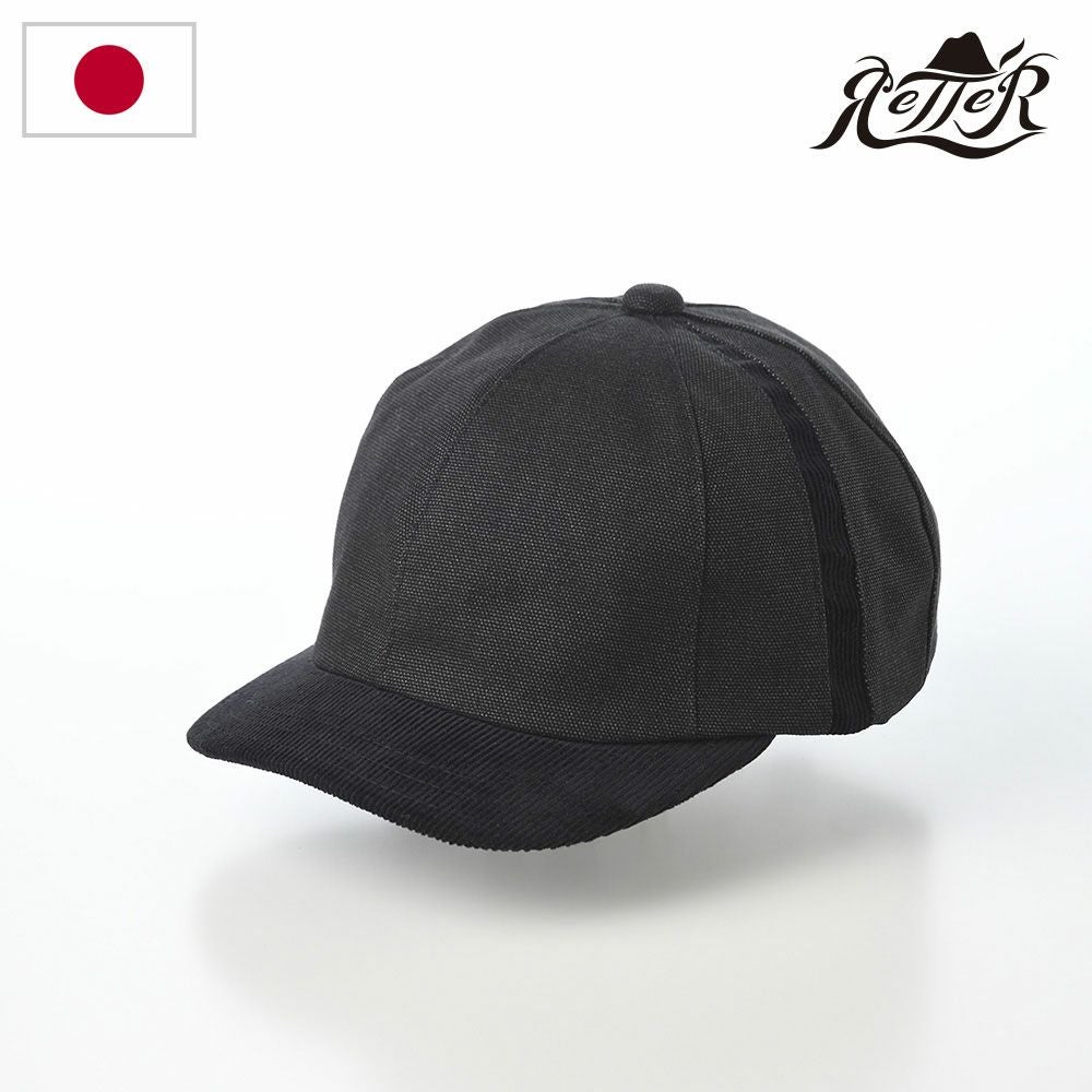レッター キャップ Vintage Cap（ヴィンテージキャップ） ブラック