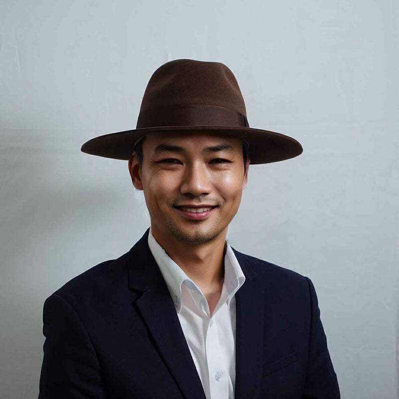 ジェームスロックのフェルトハット Louisiana（ルイジアナ） ブラウン