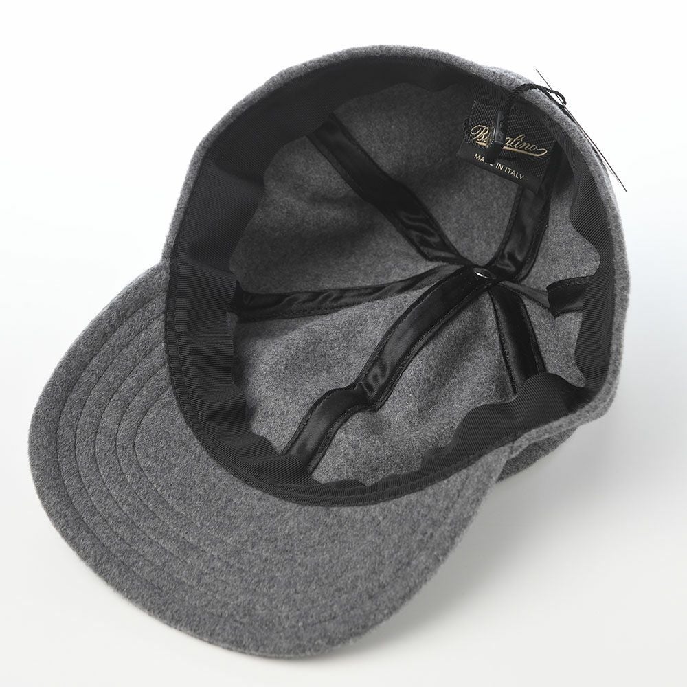 【名品図鑑】ボルサリーノ ベースボールキャップ イタリア製 千鳥格子 7 7/8 ボルサリーノ キャップ Baseball Cap（ベースボール キャップ） B95006