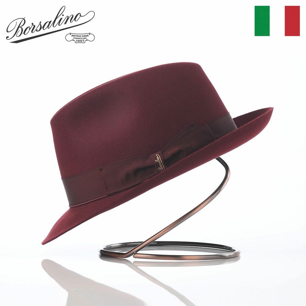 ボルサリーノ フェルトハット Q.S. Charlait Rasato（Q.S. シャルレイ