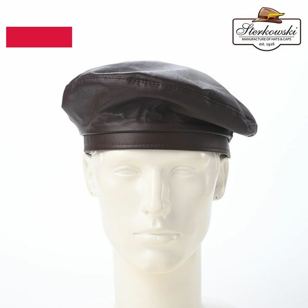 Rebel Leather Beret（リベルレザー ベレー） ブラウン