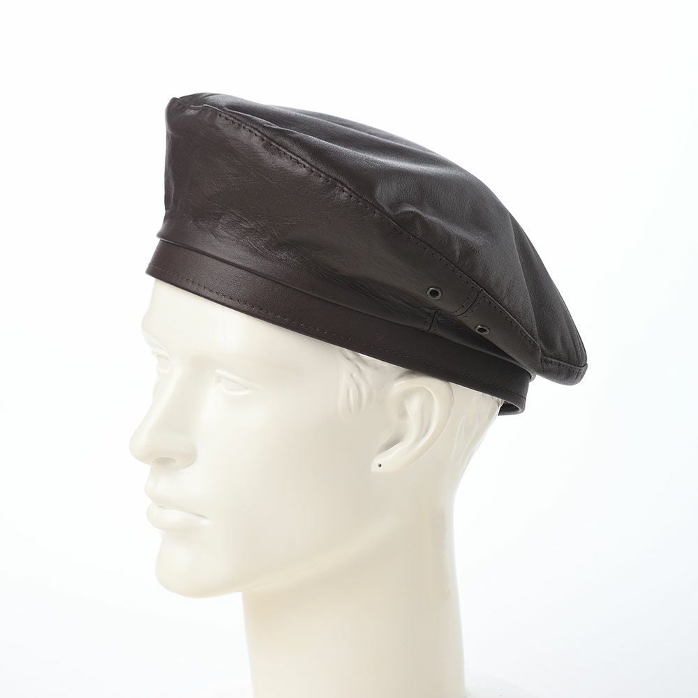 ステルコフスキー ベレー帽 Rebel Leather Beret（リベルレザー ベレー